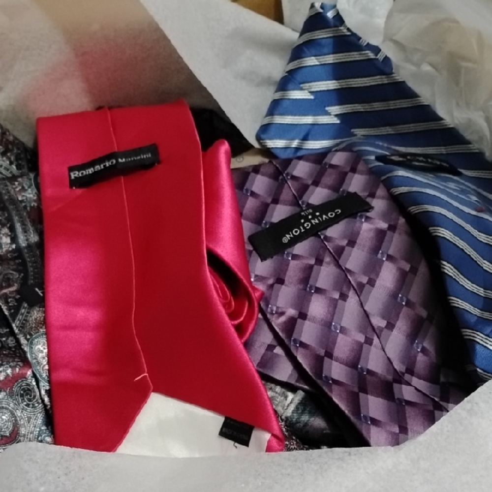 Bundle Collection Of Men's Ties Multiple Name Brands